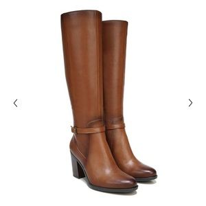 Leather NATURALIZER tall brown boots! Like new, worn once